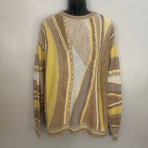 Montechiaro Textured Sweater XXL 56" chest Made in Italy Gently worn